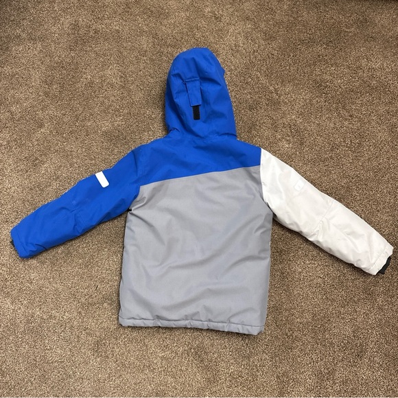 Kids Snowsuit Set Size 6-7 Ski Jacket & Pants Boys Swiss Tech Blue Grey - Picture 6 of 13